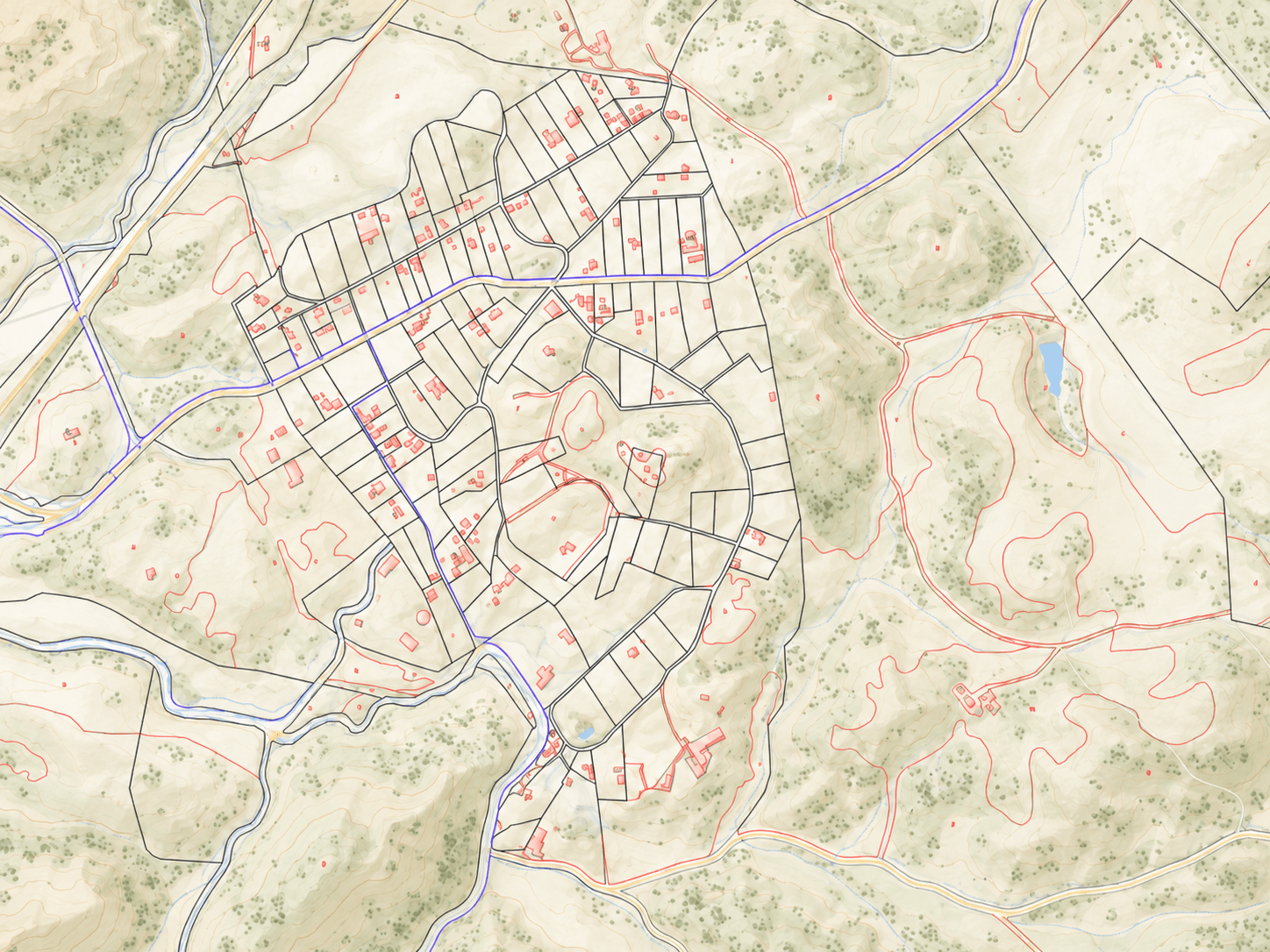 Vista previa del mapa vecinal de El Berrueco