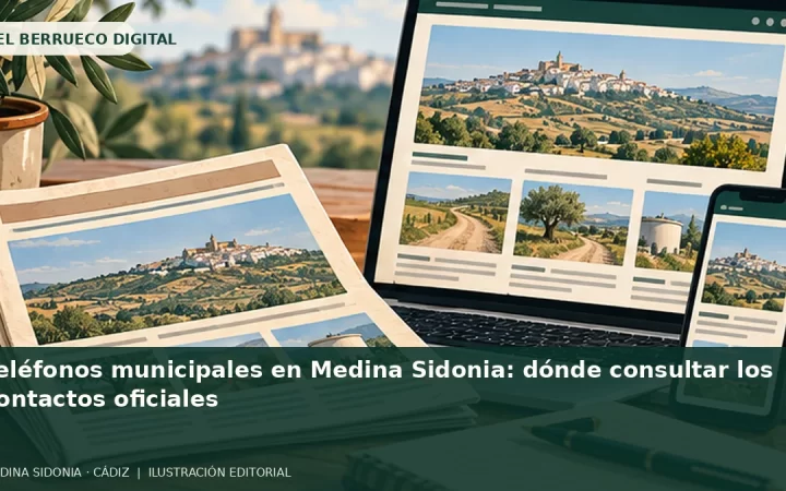 Ilustración editorial de temática rural de El Berrueco Digital; no es una fotografía documental