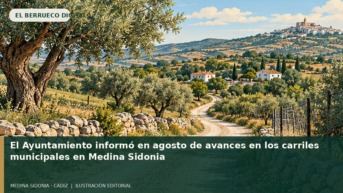 Ilustración editorial de temática rural de El Berrueco Digital; no es una fotografía documental