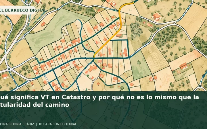 Ilustración editorial de temática rural de El Berrueco Digital; no es una fotografía documental